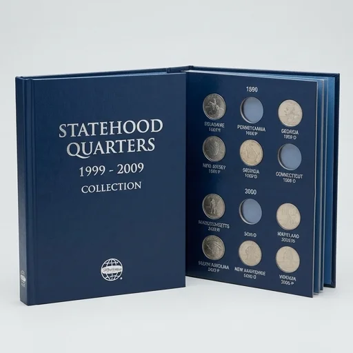 Whitman Coin Collecting Album for State Quarters (1999-2009)