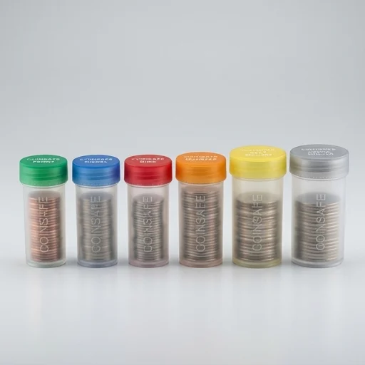 Coinsafe Coin Tubes, Assorted Sizes